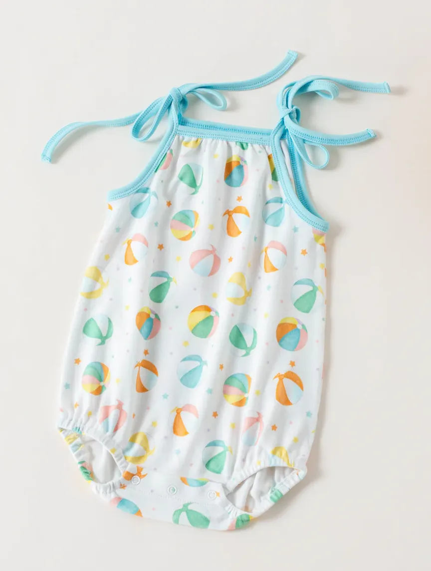 Nola Tawk - Beach Bum Shoulder Tie Onesie