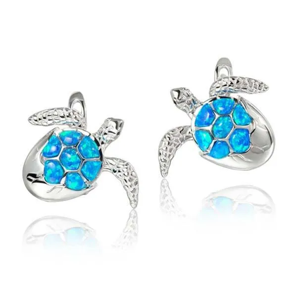 Opal Honu Hatchling Earrings