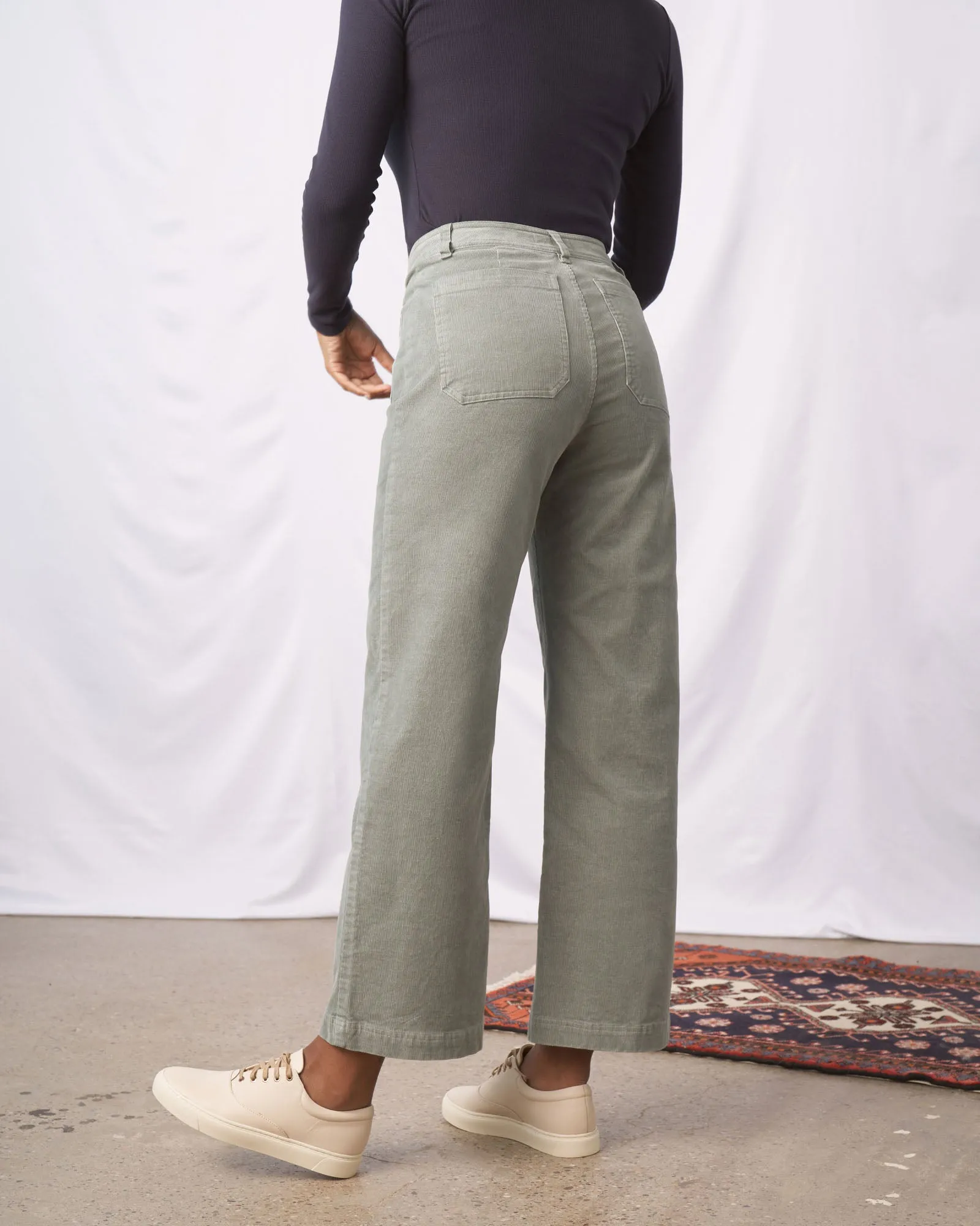 Organic Corduroy Wide Leg Pant