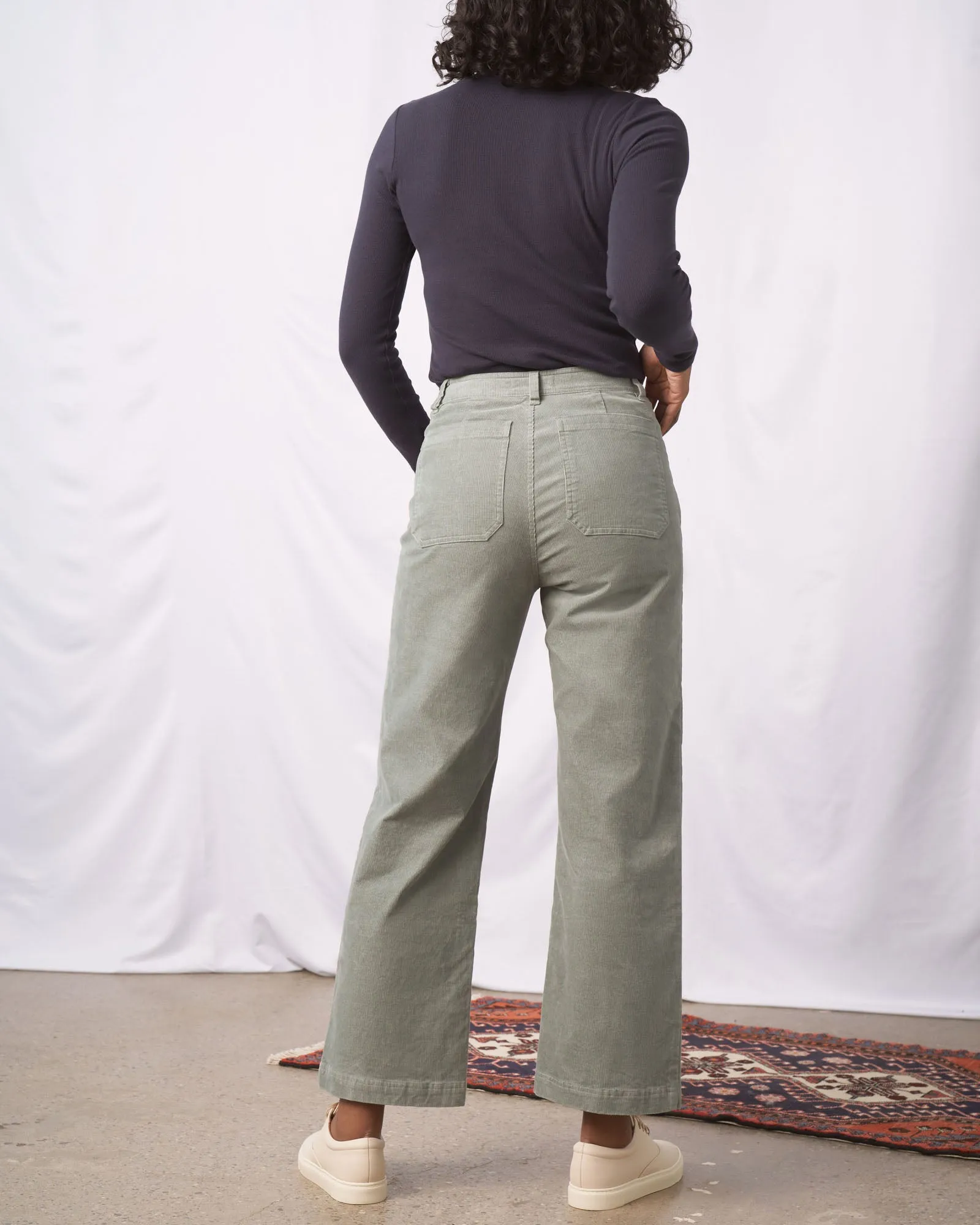 Organic Corduroy Wide Leg Pant