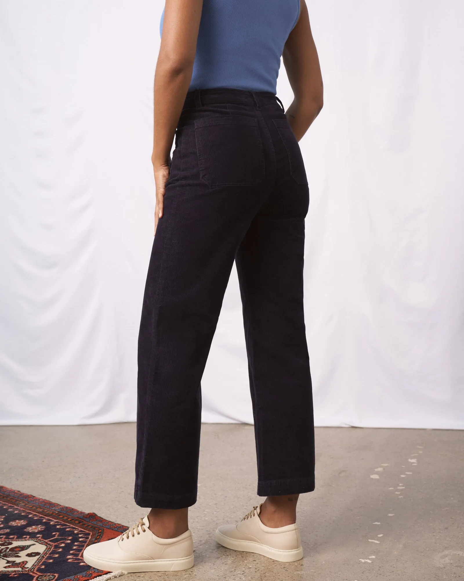 Organic Corduroy Wide Leg Pant