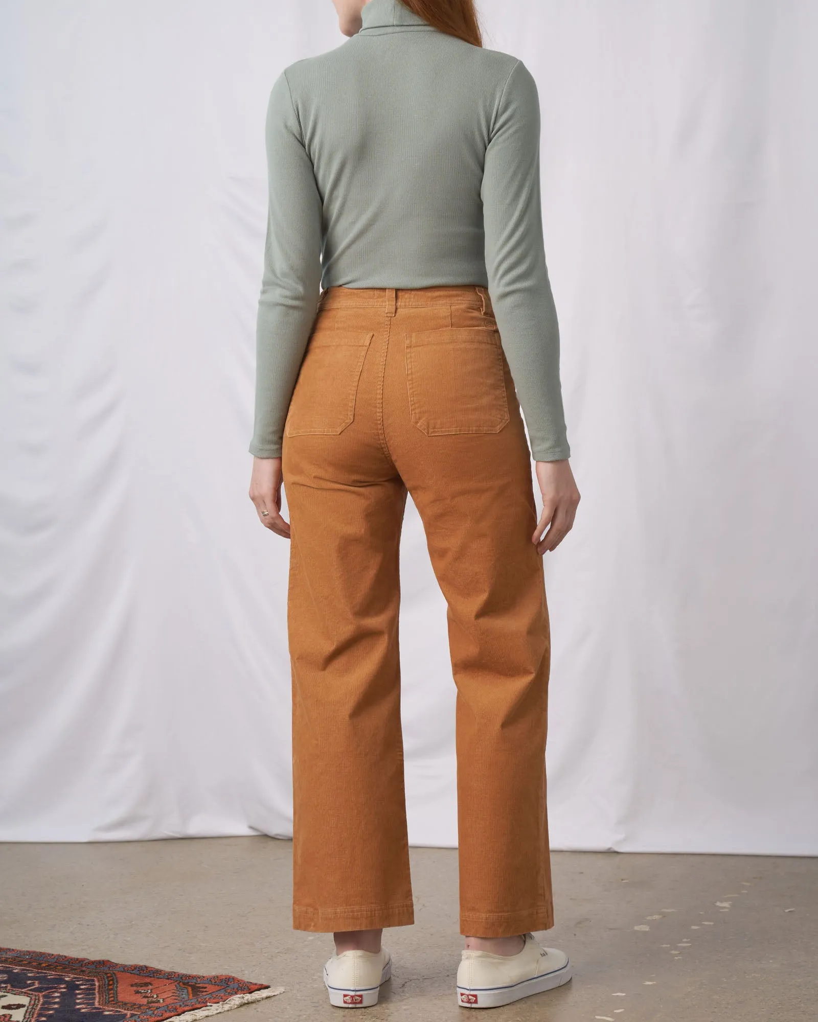 Organic Corduroy Wide Leg Pant