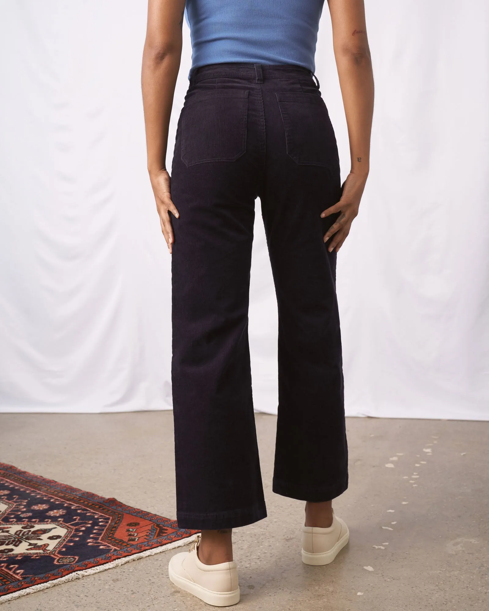 Organic Corduroy Wide Leg Pant