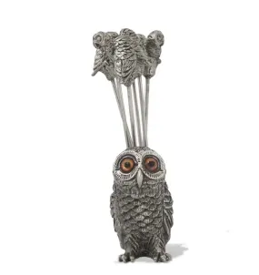 Owl Appetizer Pick Set