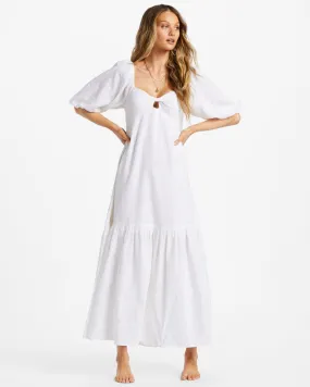 Paradise Cove Maxi Dress - Salt Crystal