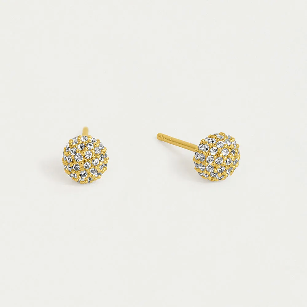 Petit Pavé Mini Ball Studs