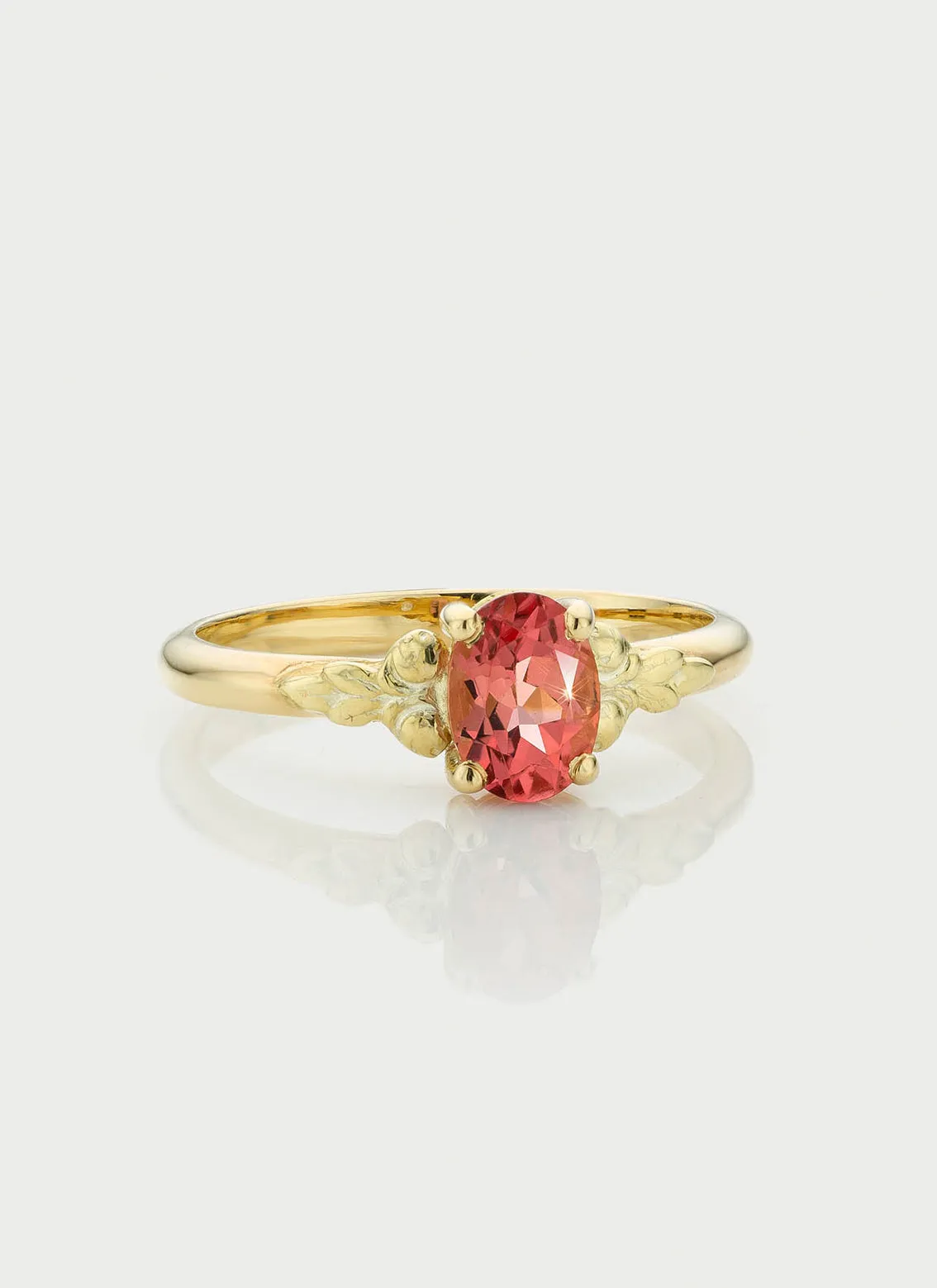 Pippa tourmaline medium ring 14k gold