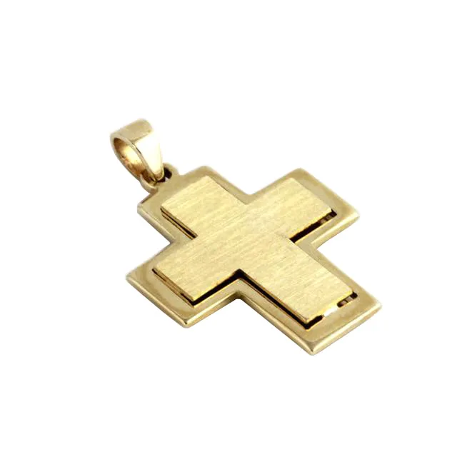 Psalm 27:1 Gold Cross