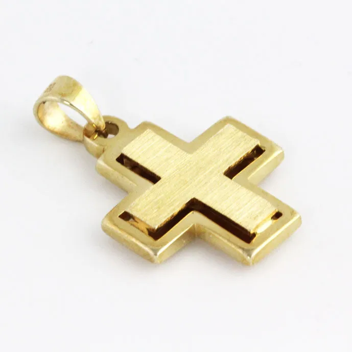 Psalm 27:1 Gold Cross