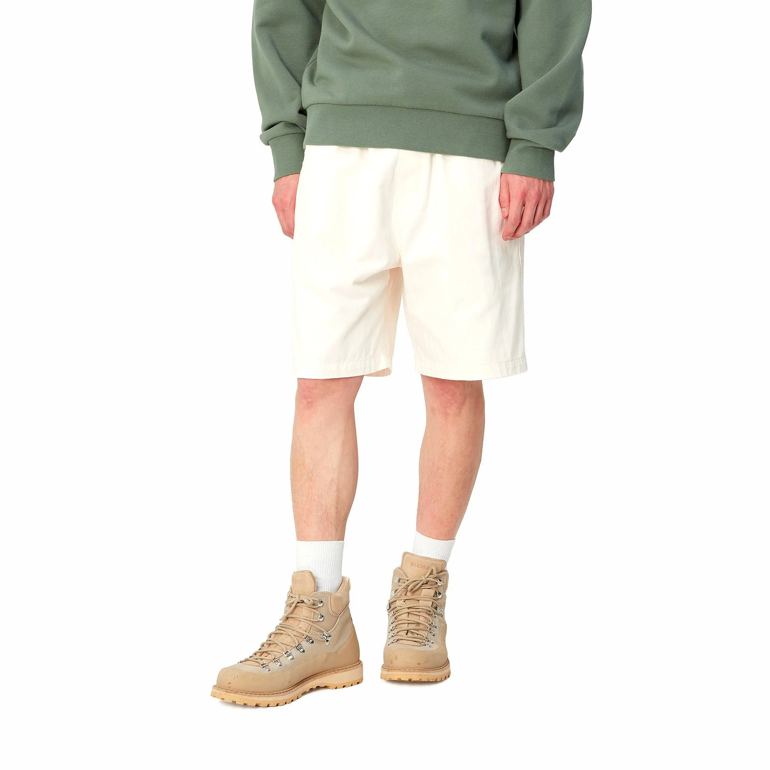 RAINER SHORT OFF-WHITE RINSED