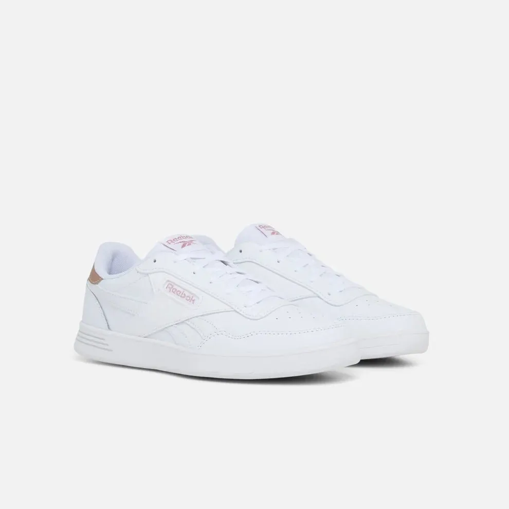 REEBOK WOMEN'S COURT ADVANCE WHITE/GOLD SHOES