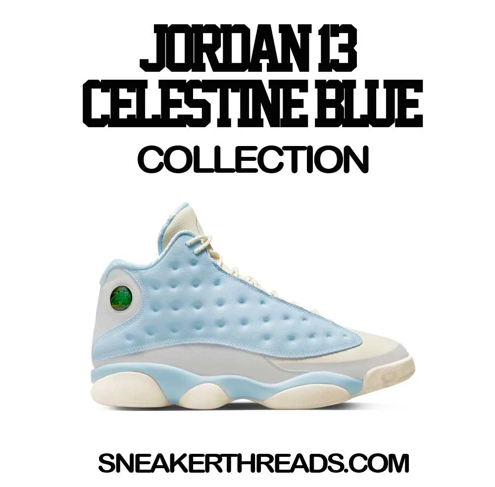 Retro 13 Celestine Blue Blessings Shirt