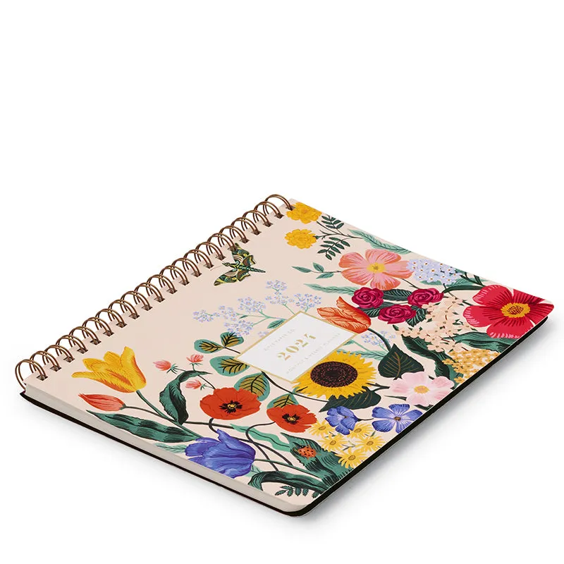 RIFLE PAPER CO. | 2024 12-Month Top Spiral Planner - Blossom