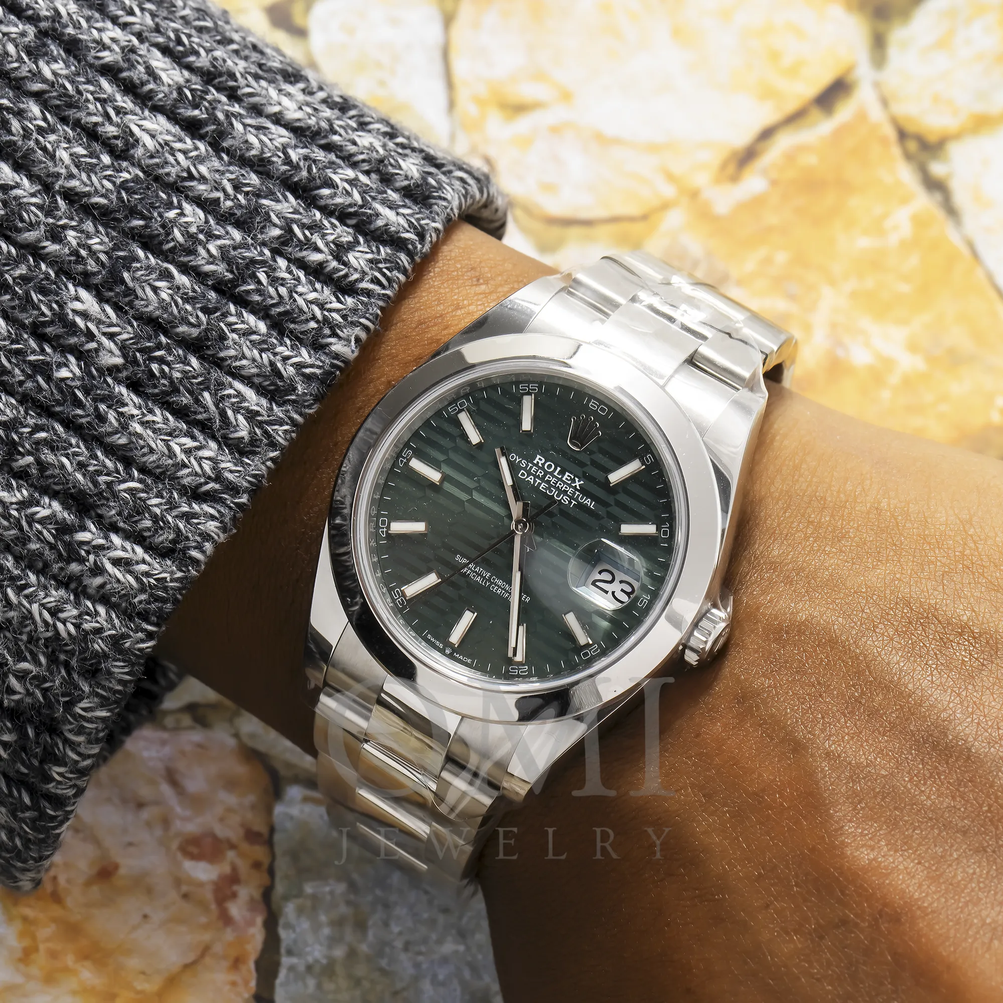 Rolex  Datejust 126334 - 41MM Watch With Stainless Steel Oyster Bracelet and Domed Bezel