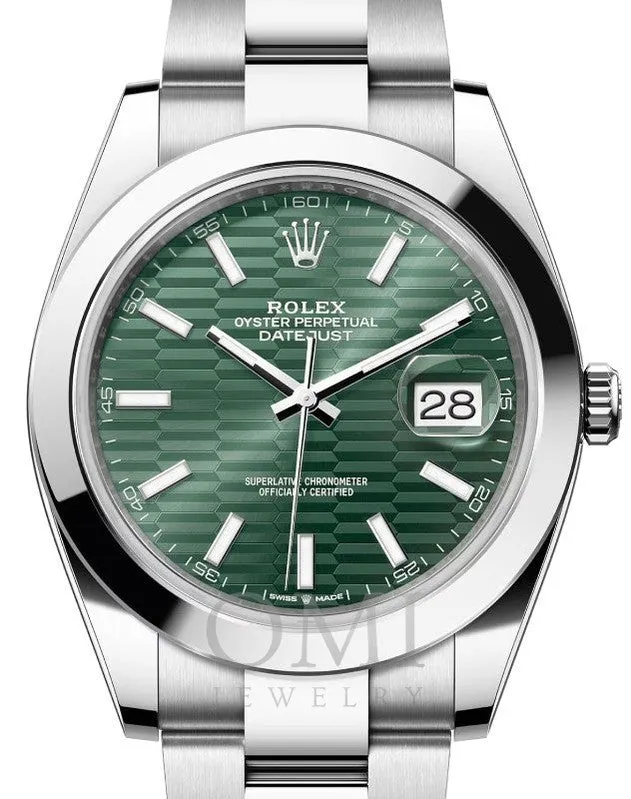 Rolex  Datejust 126334 - 41MM Watch With Stainless Steel Oyster Bracelet and Domed Bezel