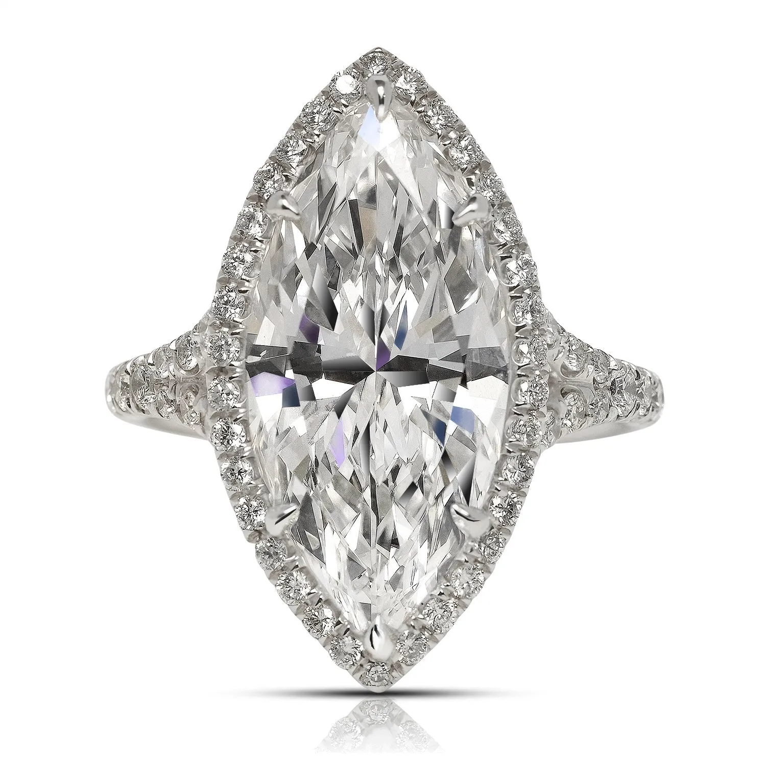 SAMINA 6 CARAT MARQUISE CUT INTERNALLY FLAWLESS DIAMOND ENGAGEMENT RING PLATINUM GIA CERTIFIED 5 CT E IF BY MIKE NEKTA