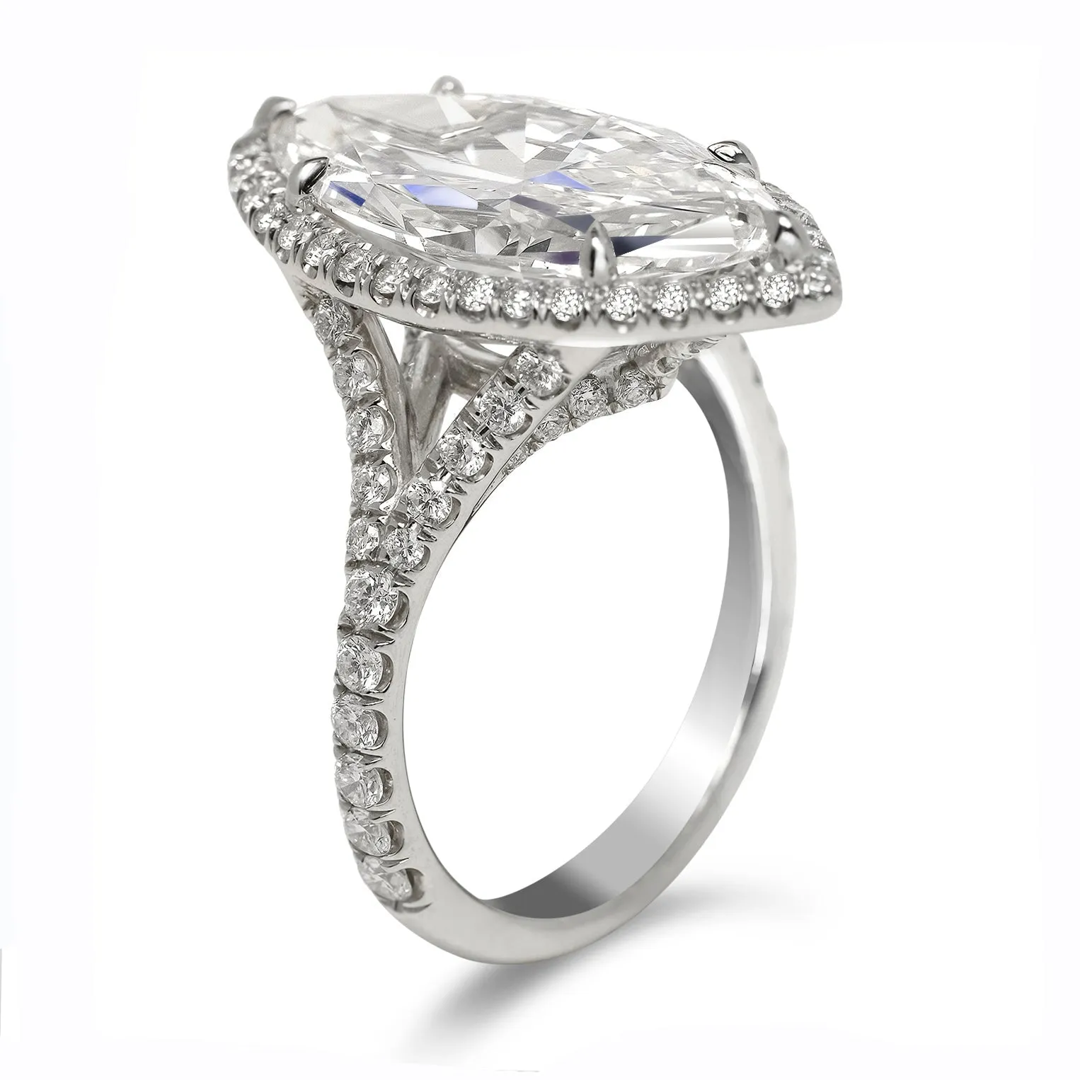 SAMINA 6 CARAT MARQUISE CUT INTERNALLY FLAWLESS DIAMOND ENGAGEMENT RING PLATINUM GIA CERTIFIED 5 CT E IF BY MIKE NEKTA