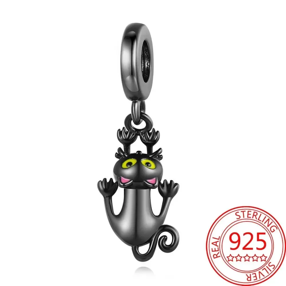 Spooky Sterling Silver Charm Bead