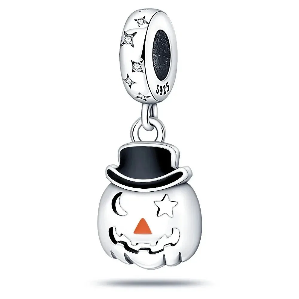 Spooky Sterling Silver Charm Bead