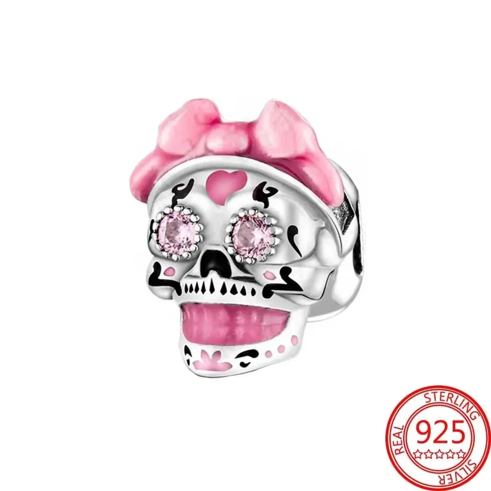 Spooky Sterling Silver Charm Bead