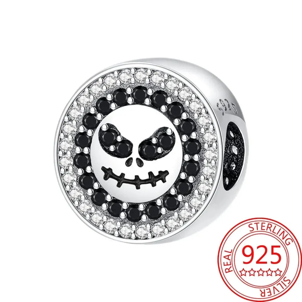 Spooky Sterling Silver Charm Bead