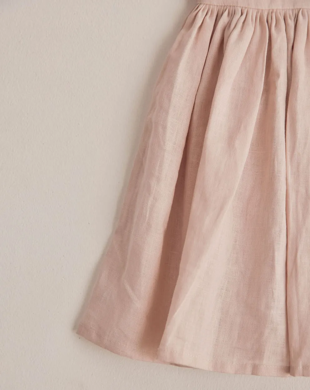 Sunday Dress, Pink Linen