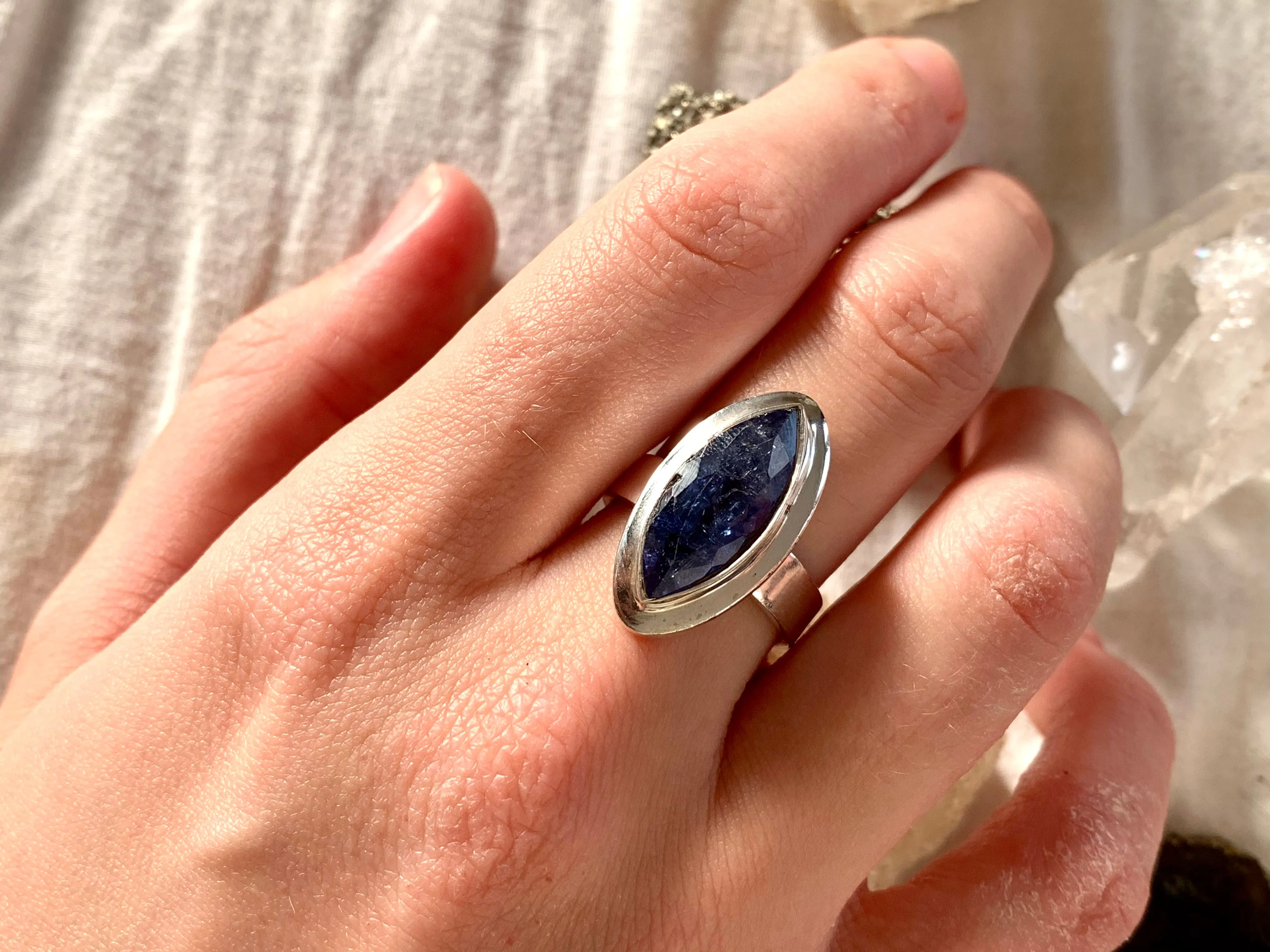 Tanzanite Ansley Ring - Marquise - US 7 (One of a kind)