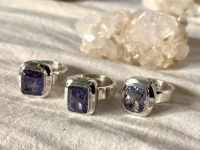 Tanzanite Ansley Rings - Small Rectangle (US 6)