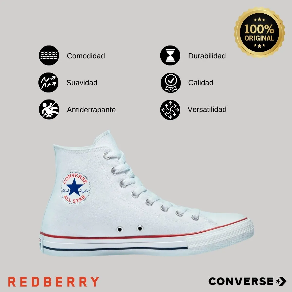 Tenis Converse Chuck Taylor Bota Unisex Araa 1