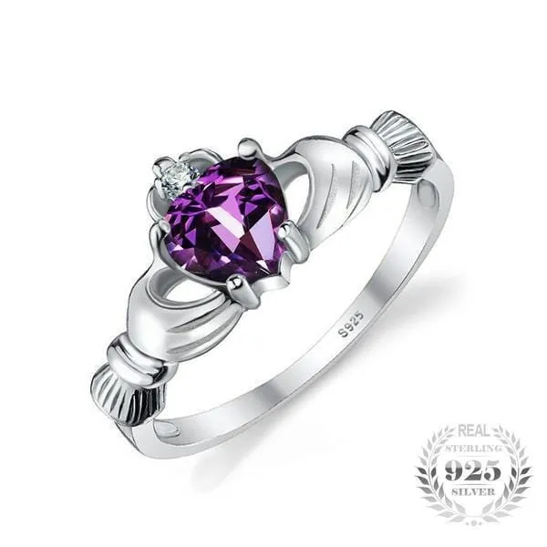 The Amethyst Heart Ring