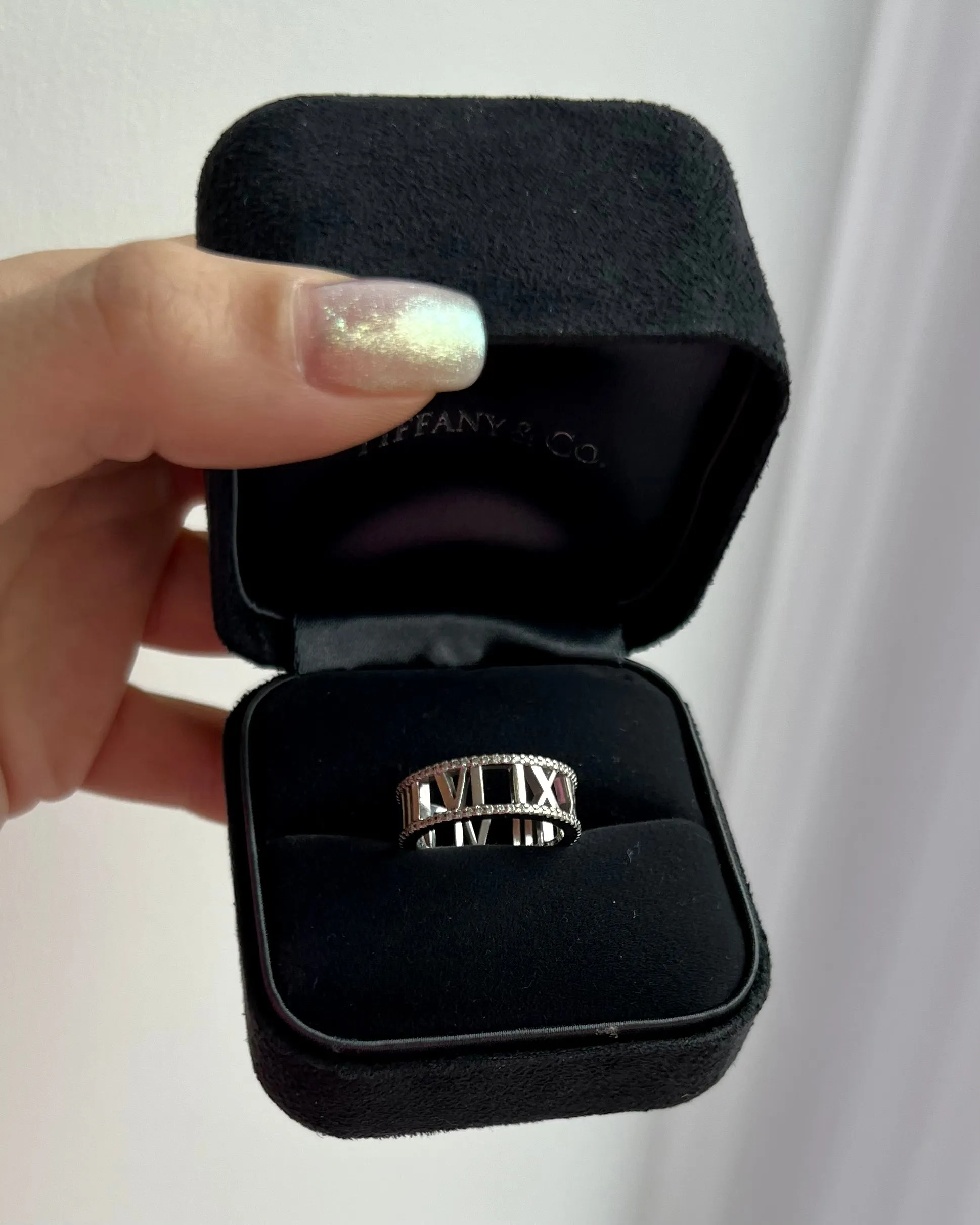 Tiffany & Co. Atlas Diamond Open Band Ring