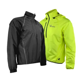 *Training Gear - Does NOT contain team logos* Unisex Classic Sequel Rower Midweight Jacket Black/Hi-Viz - THE COLLEGE OF NEW JERSEY