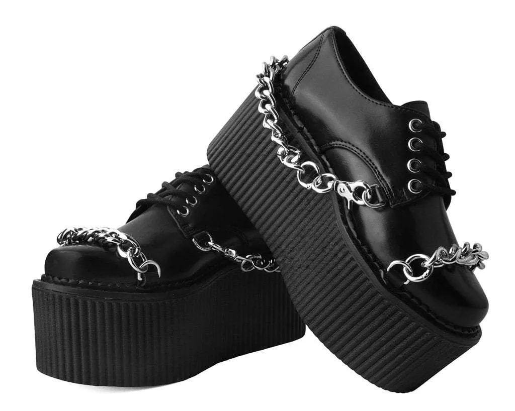 T.U.K BLACK BRUSH OFF PU CLASSIC CHAIN STRATOCREEPER