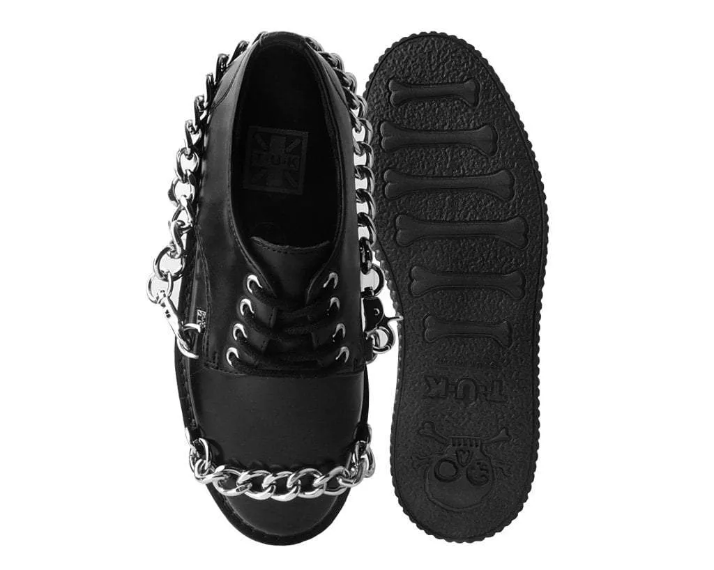 T.U.K BLACK BRUSH OFF PU CLASSIC CHAIN STRATOCREEPER