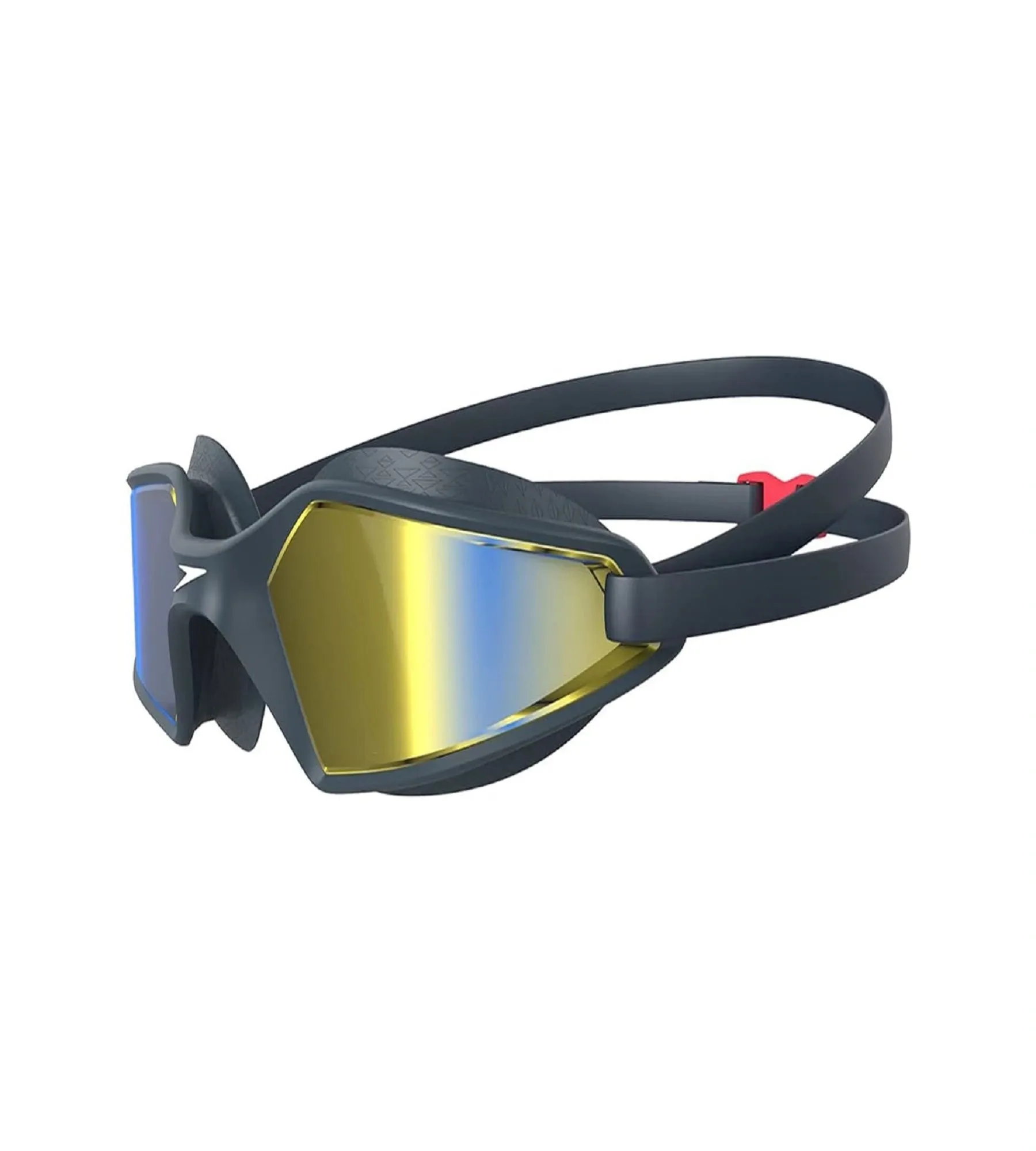 Unisex Adult Hydropulse Mirror-Lens Swim Goggles - Navy & Blue