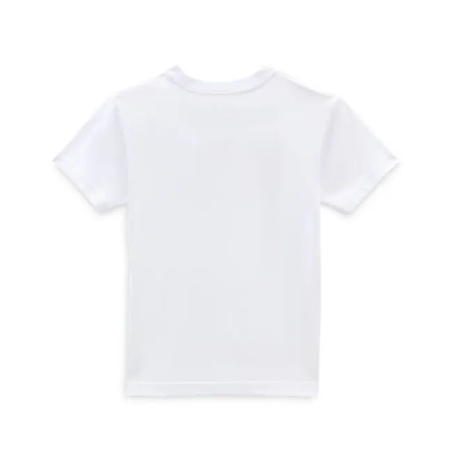 Vans short sleeve children's t-shirt Flame VN0A5KPFWHT white