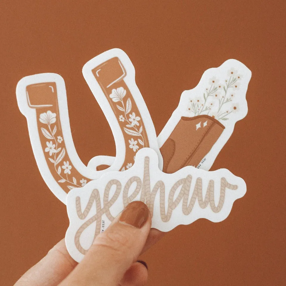 Yeehaw Vinyl Sticker